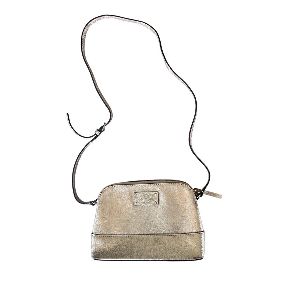 Women’s Kate Spade Champagne Small Crossbody Bag Purse Pre-Loved Condition